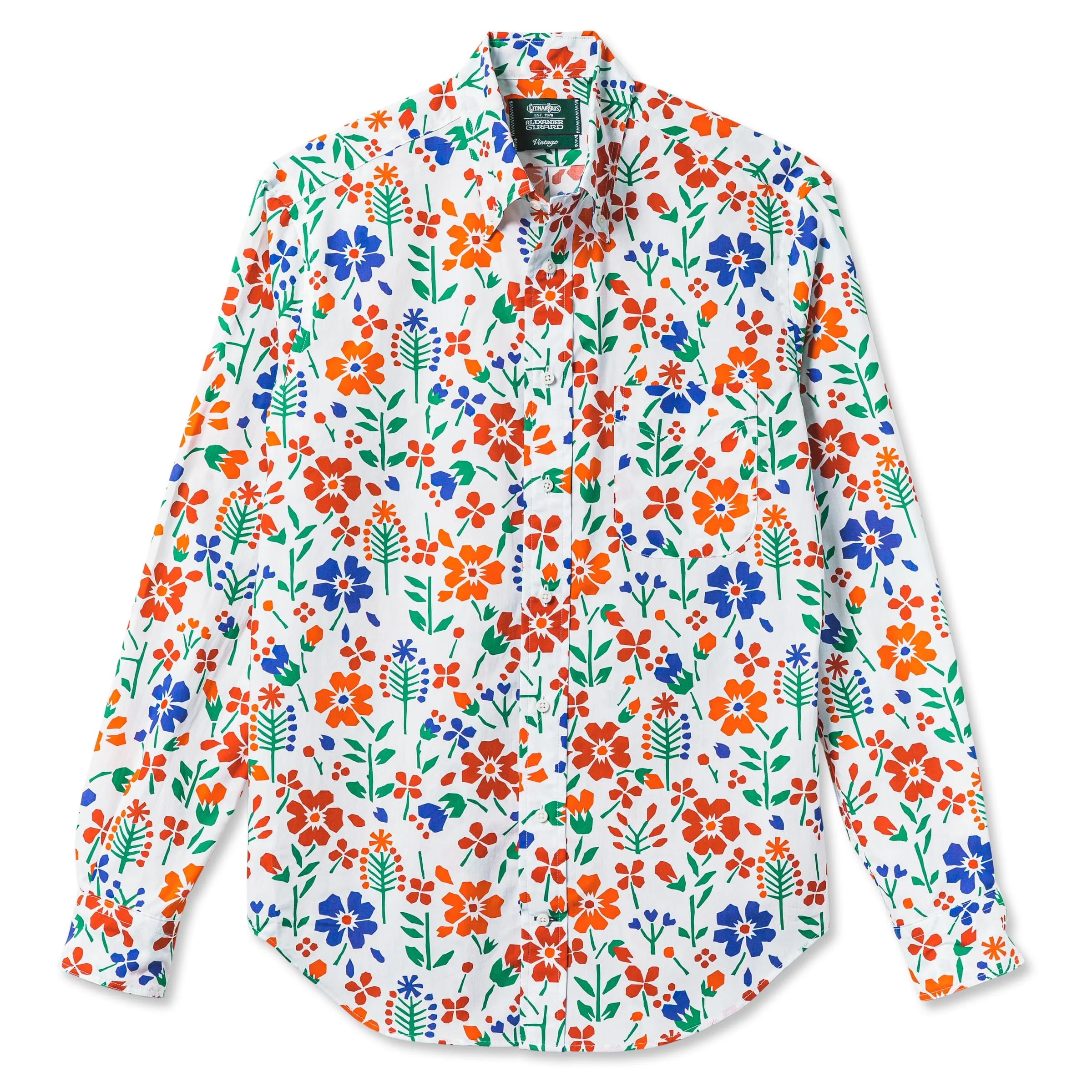 Gitman Bros Vintage Alexander Girard Flowers Shirt