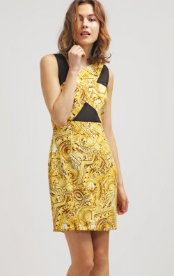 Golden Shift Dress