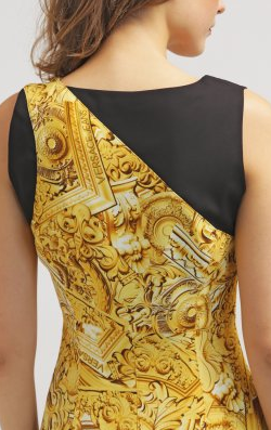 Golden Shift Dress