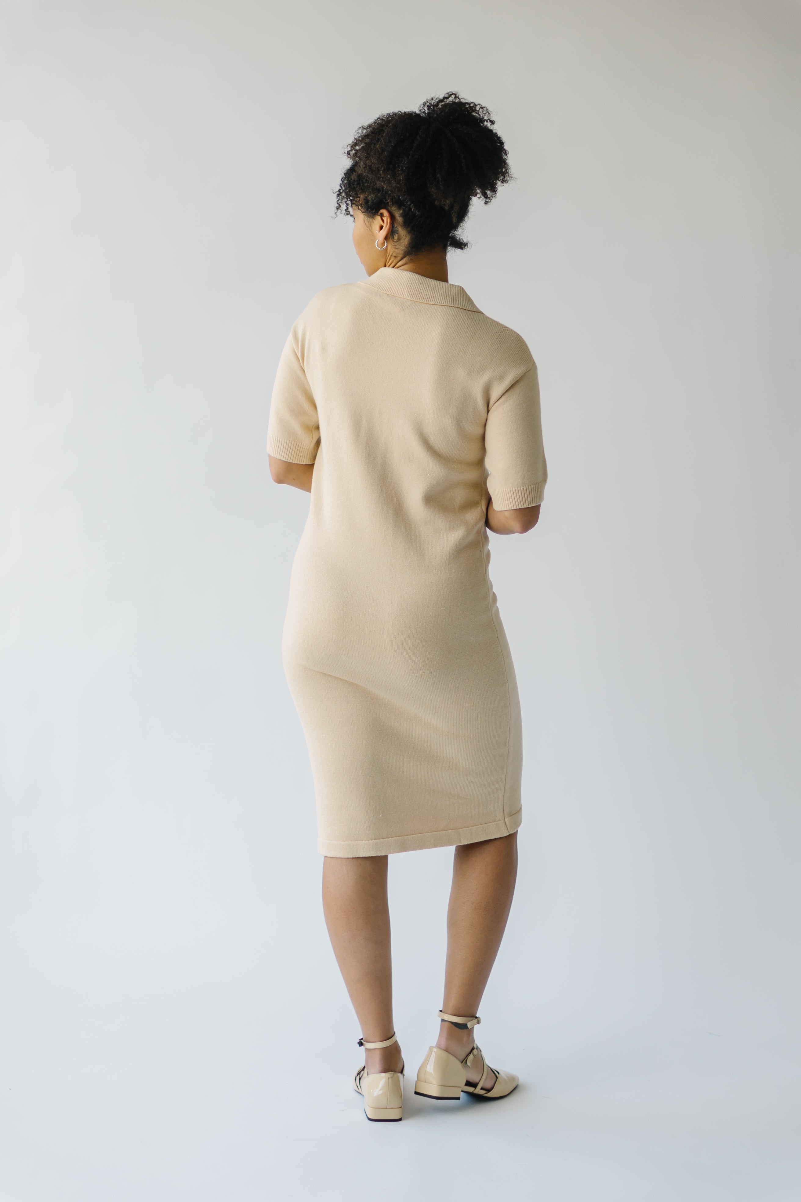 Gowans Tan Sweater Dress - Buy Now!