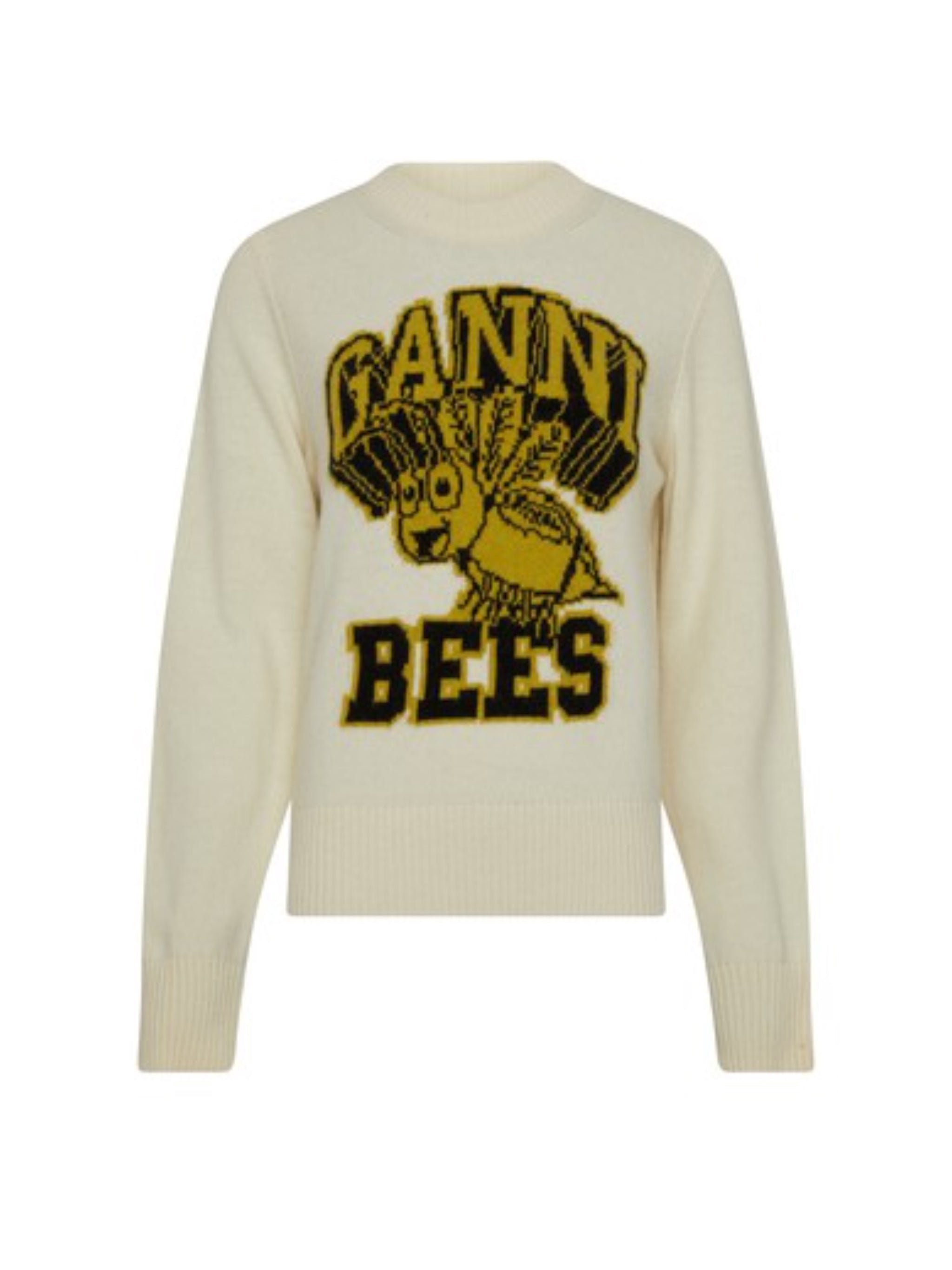 Graphic O-Neck Bees Pullover K1967