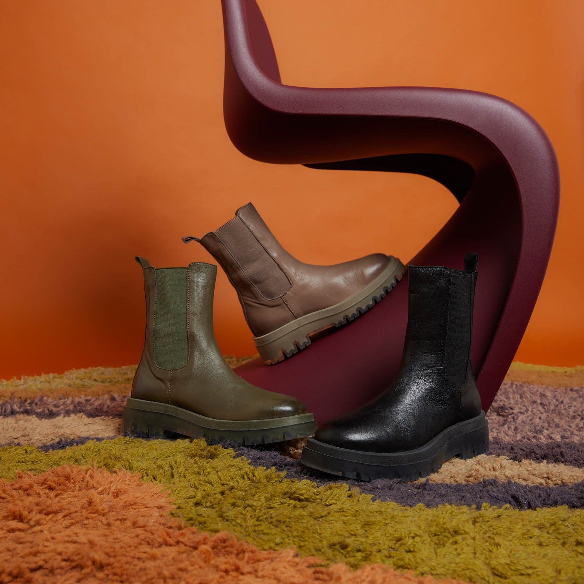 Green Chelsea Boots - 67.071 Dames