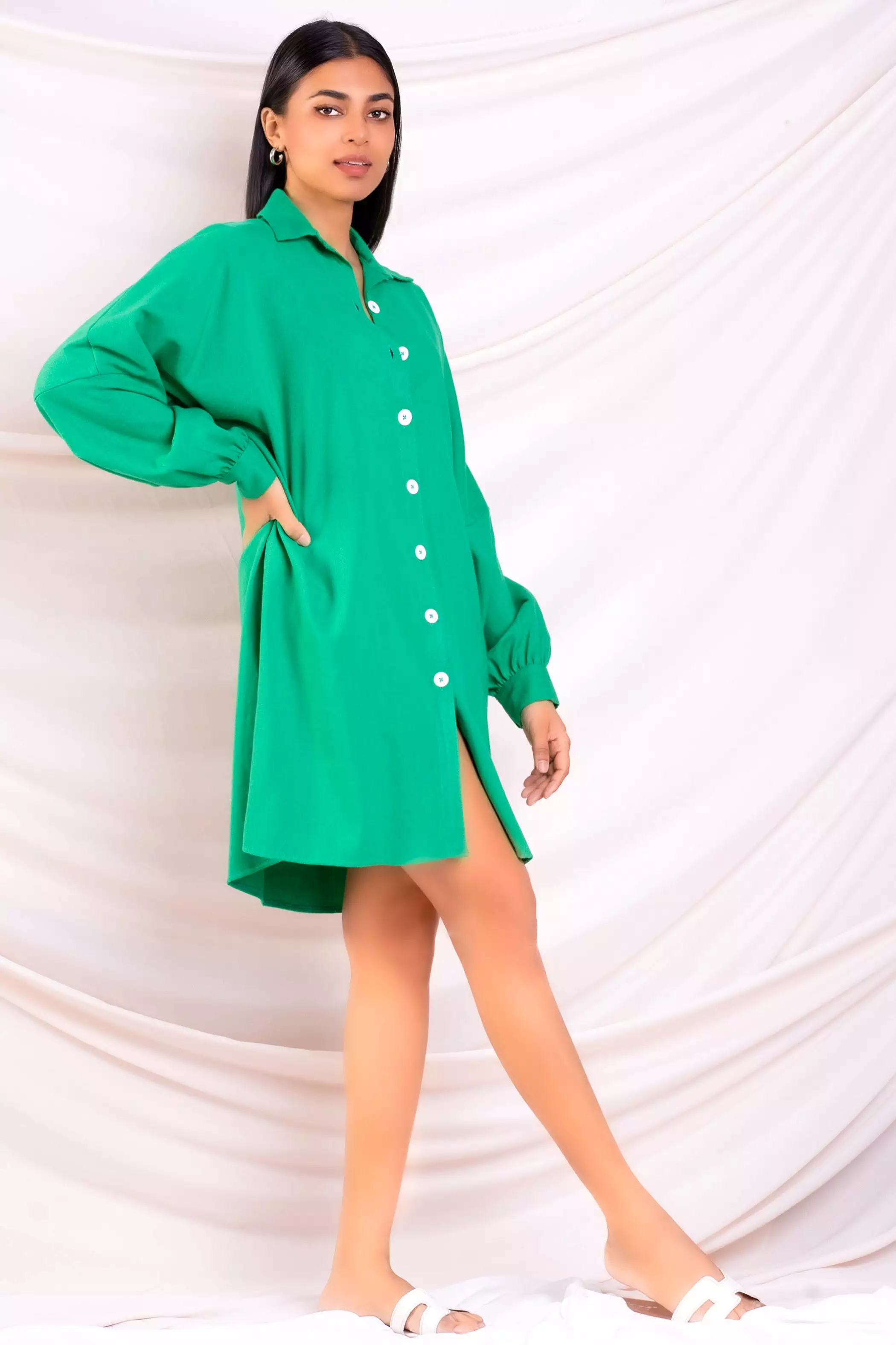 Green Dress Shirt