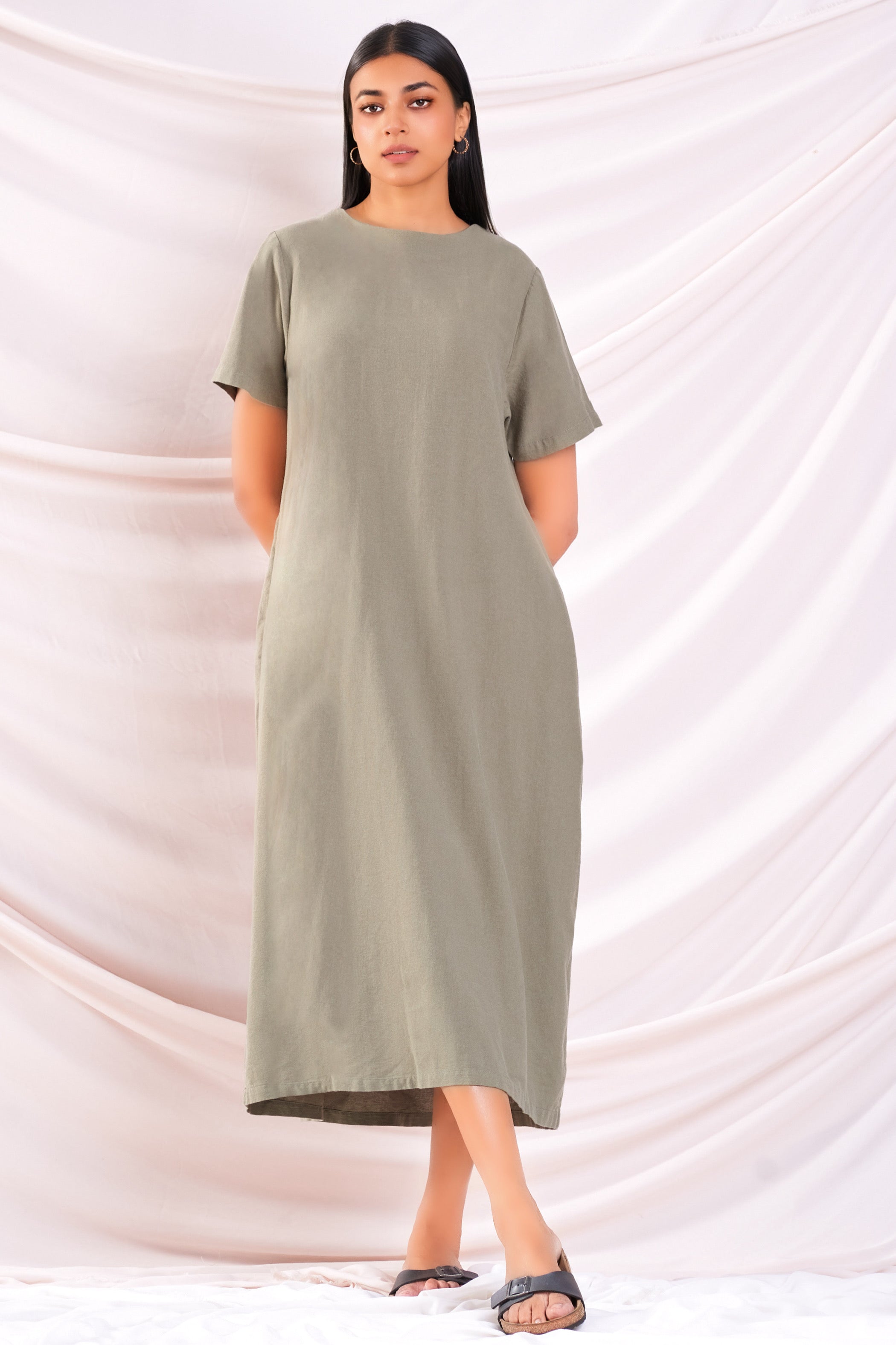 Green Shift Dress