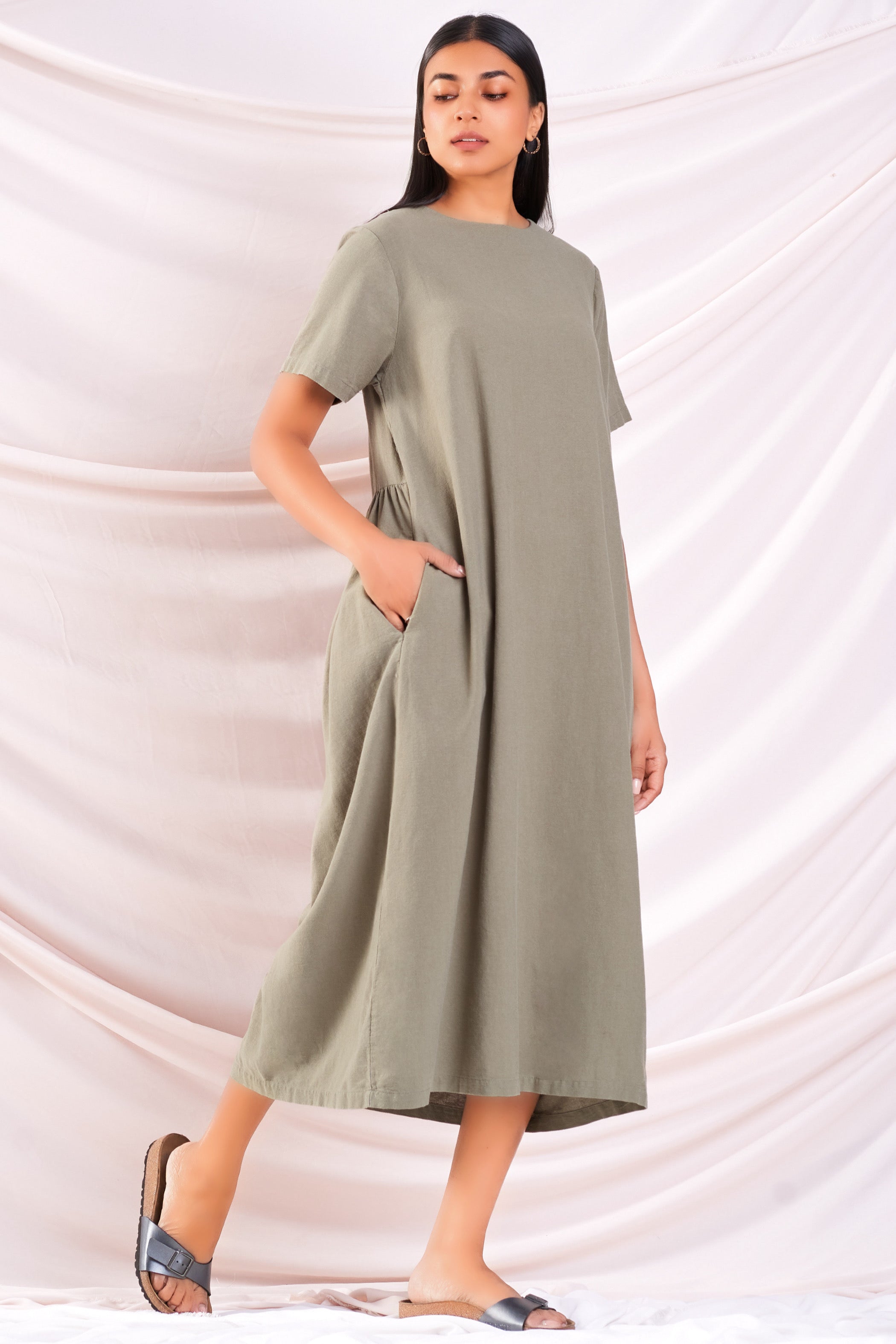 Green Shift Dress