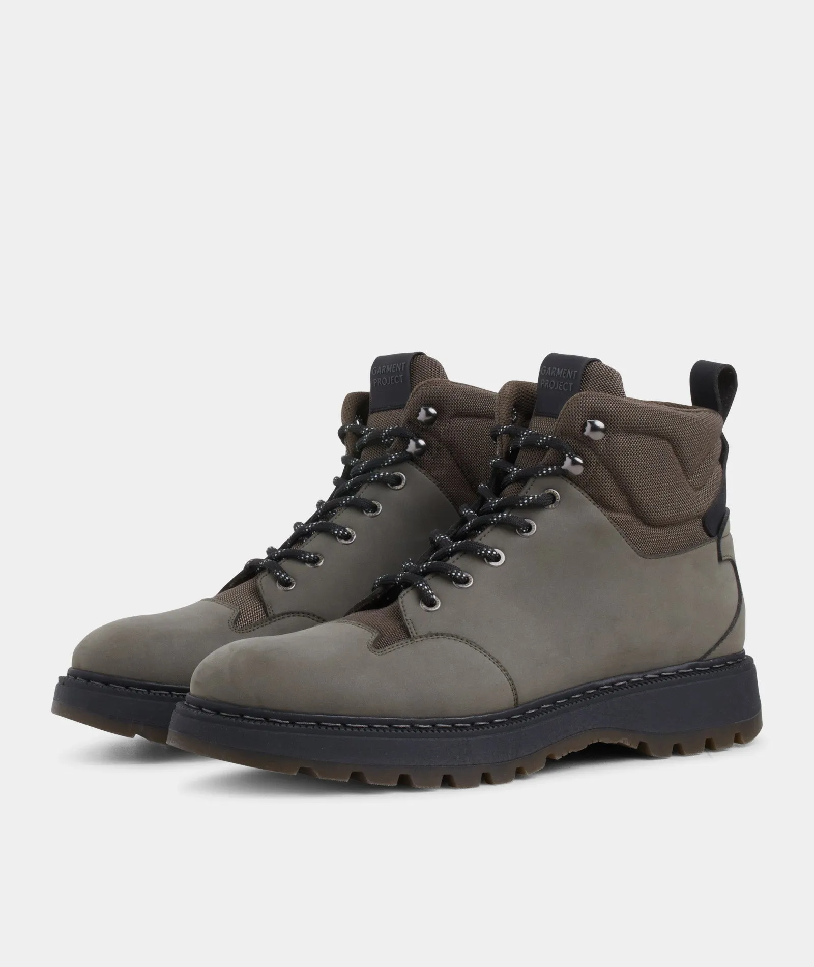 Green Silas Vegan Hiking Boots