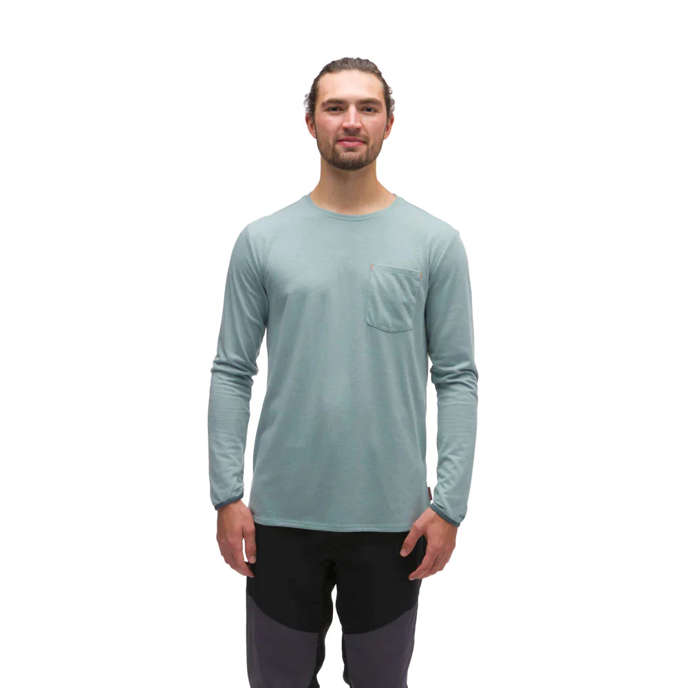 Grundens fishing shirt for surf performance on the shore