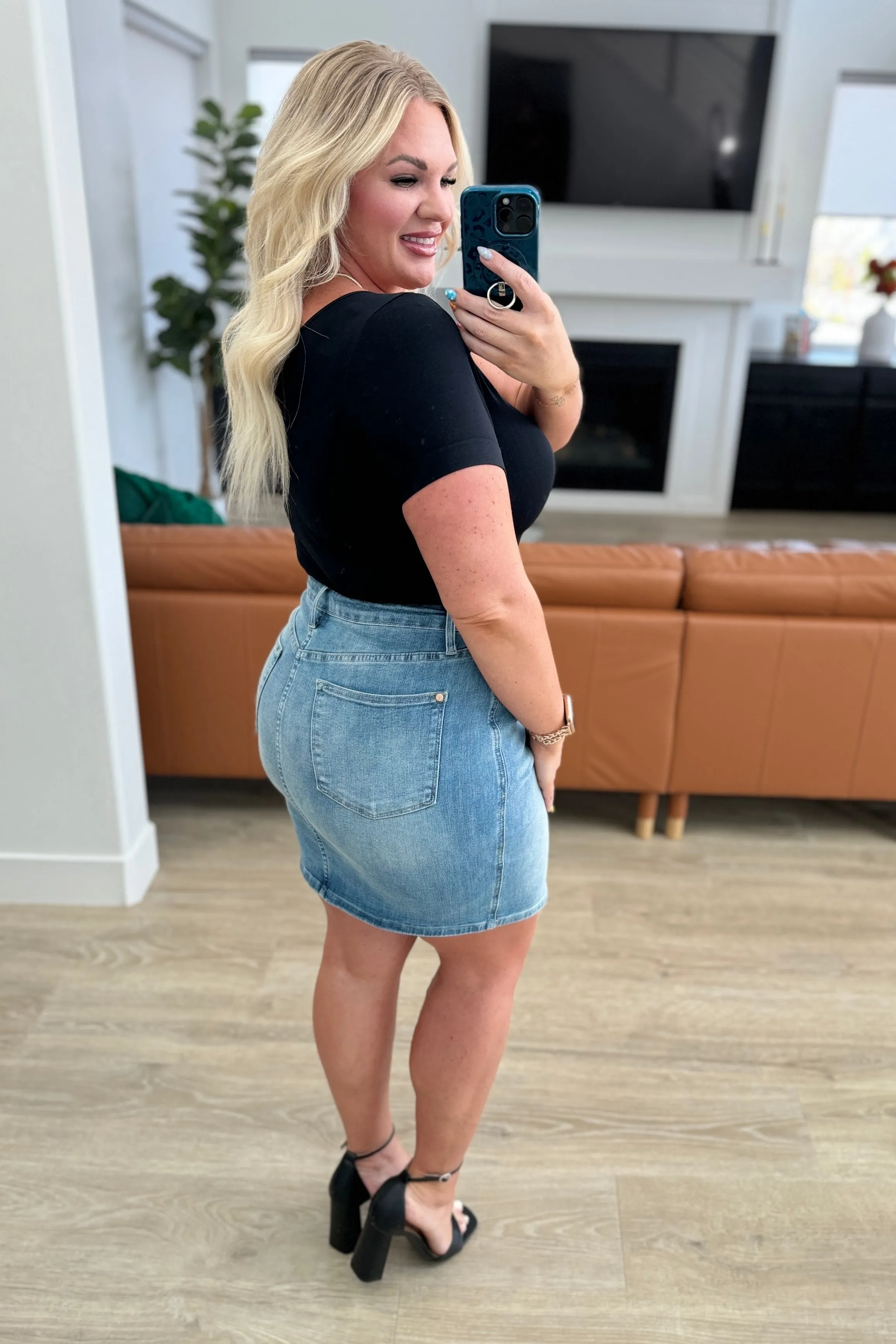 Haley High Waisted Slimming Skirt