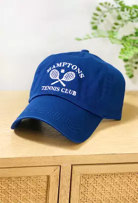 Hamptons Tennis Club Navy Baseball Cap.