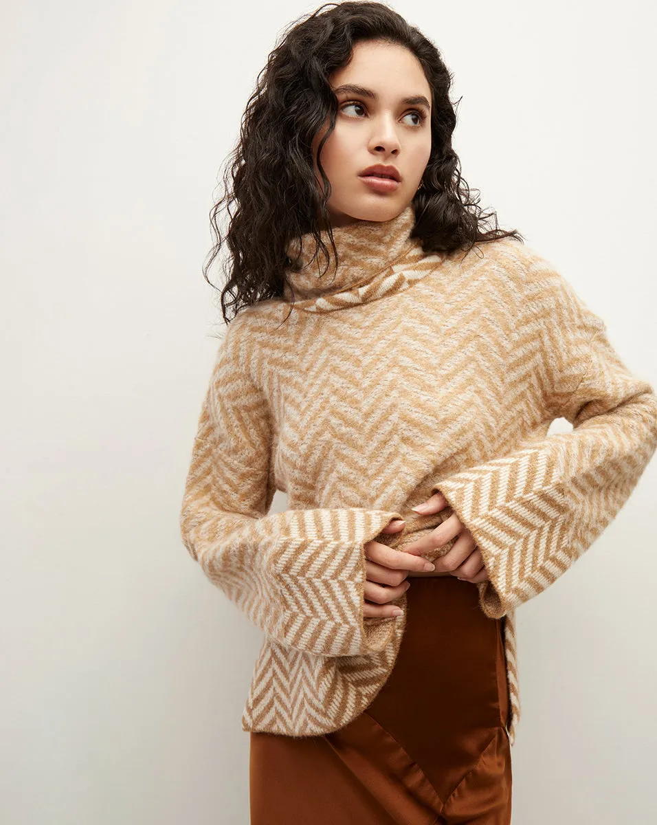 Herringbone Knit Sweater by Bolina