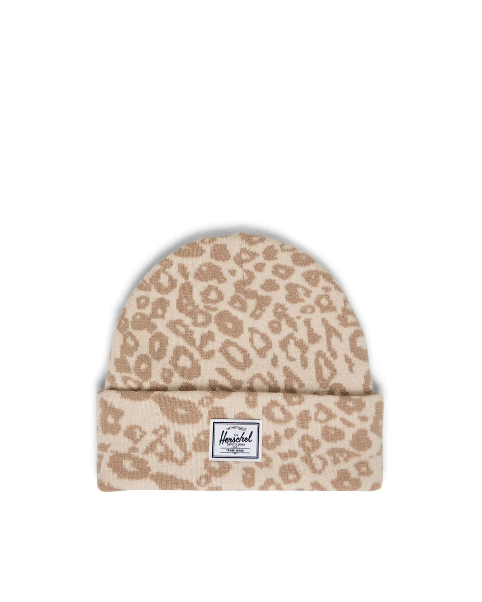 Herschel Cheetah Whitecap Gray/Light Taupe Beanie