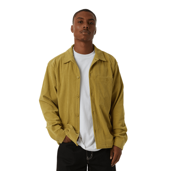 Huf Co. Corduroy Overshirt - Cactus can be rewritten as Huf Co. Corduroy Shirt - Cactus, Available Now!