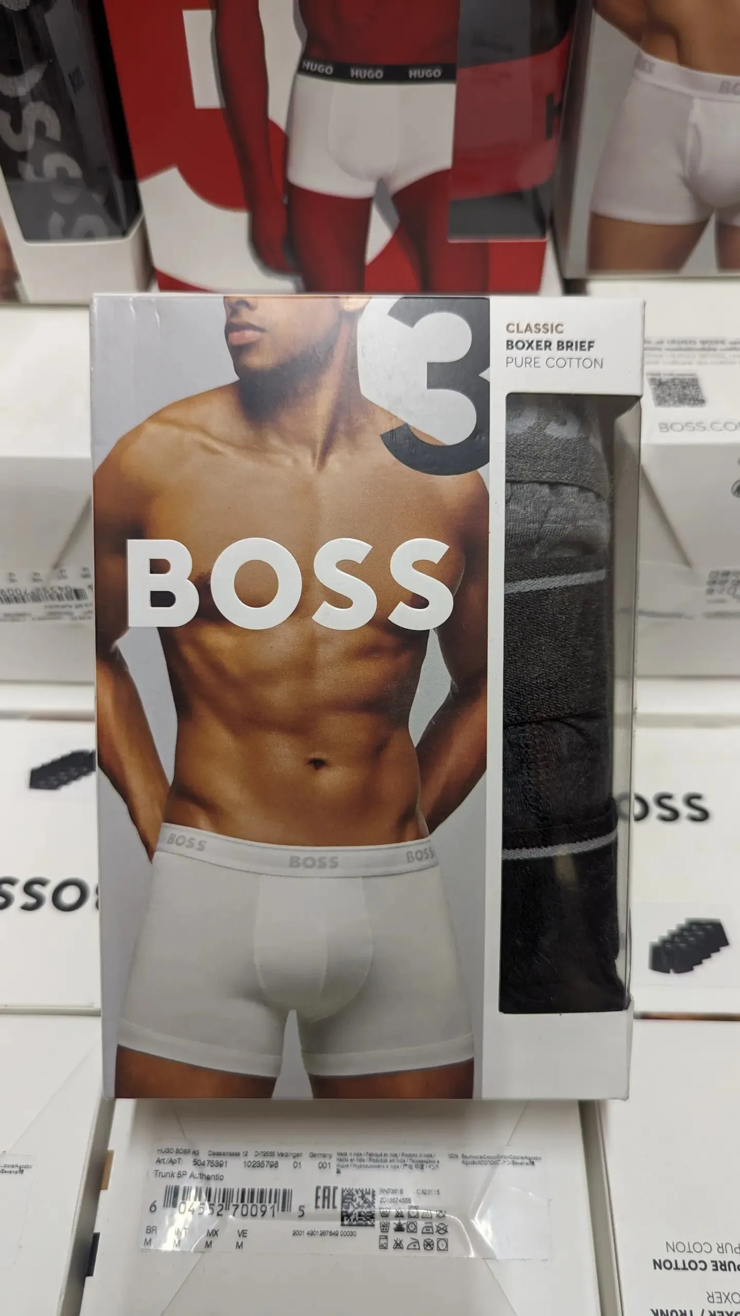 Hugo Boss BR 3P Classic Boxer 50475675 -061