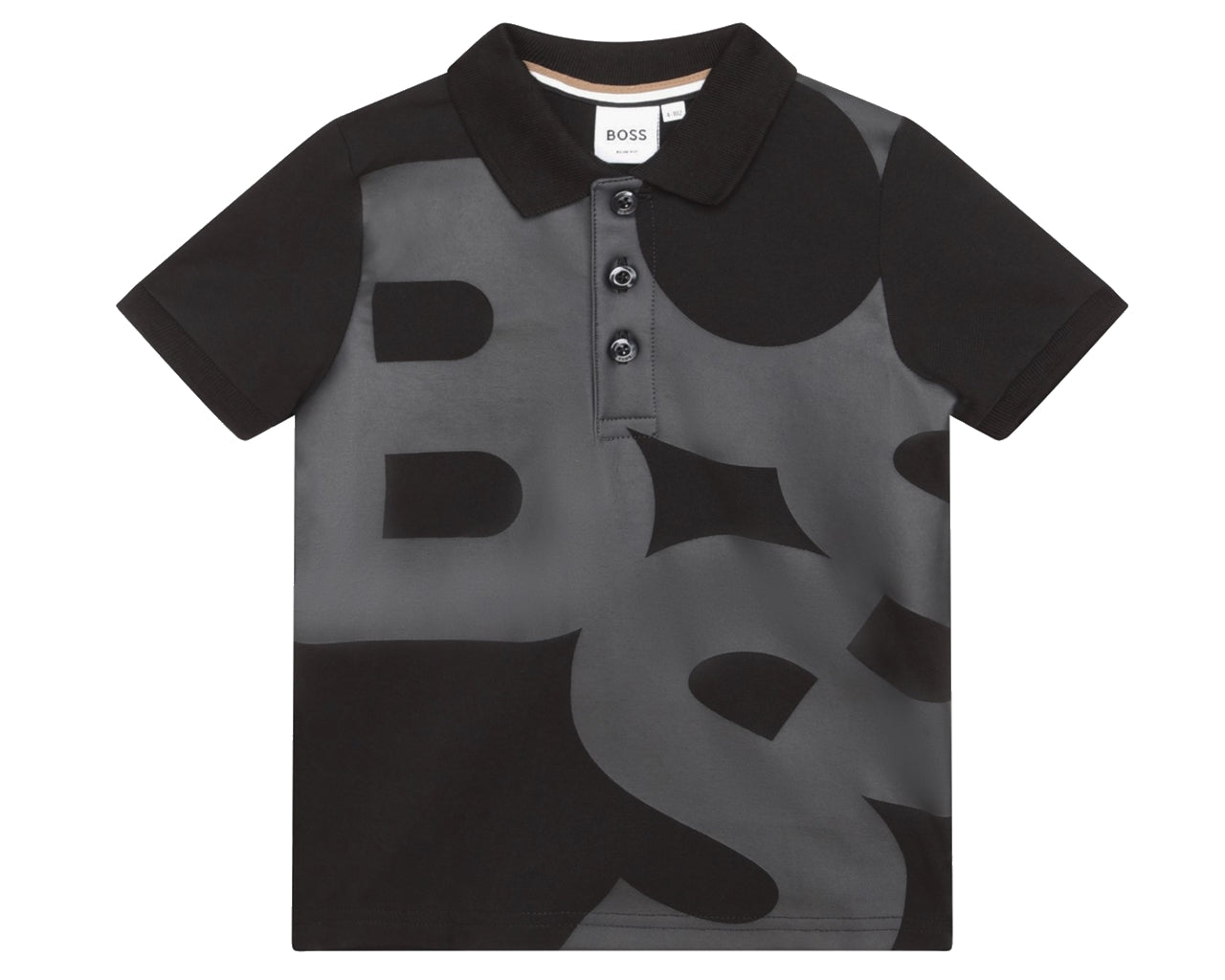 Hugo Boss Kids Polo Shirt Black