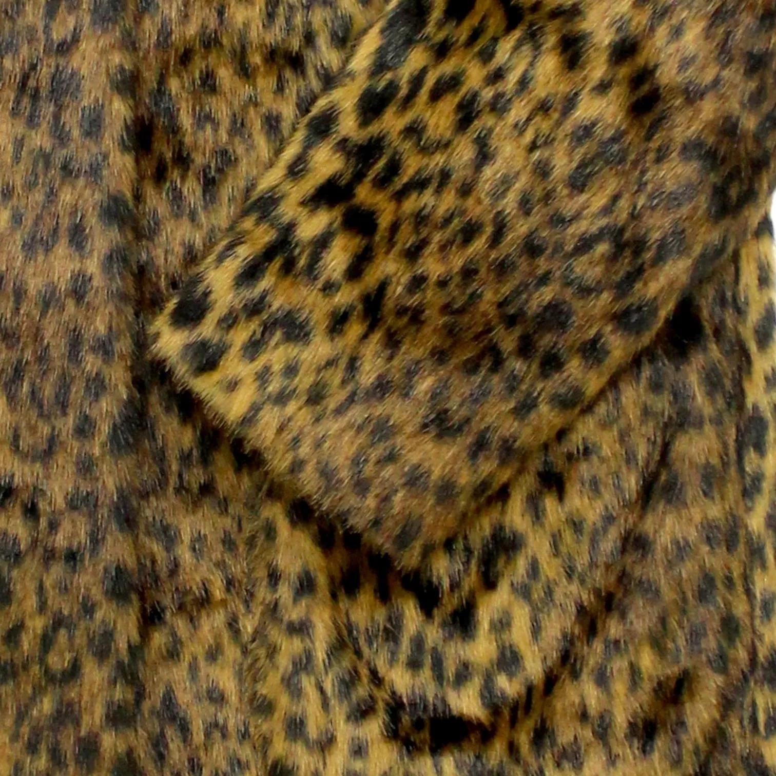 Hush Brown Leopard Faux Fur Coat Stylish Look