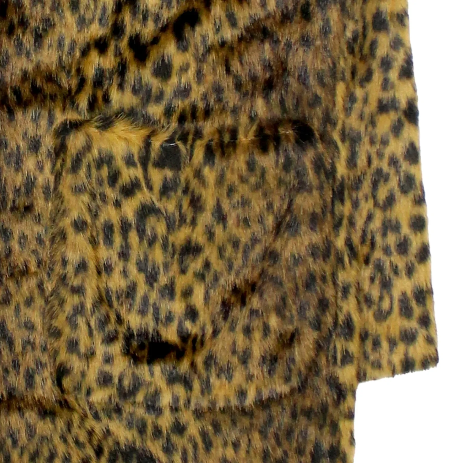 Hush Brown Leopard Faux Fur Coat Stylish Look