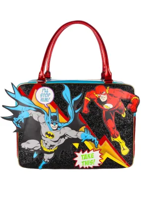 Irregular Choice Justice League Defenders Justice Bag Black