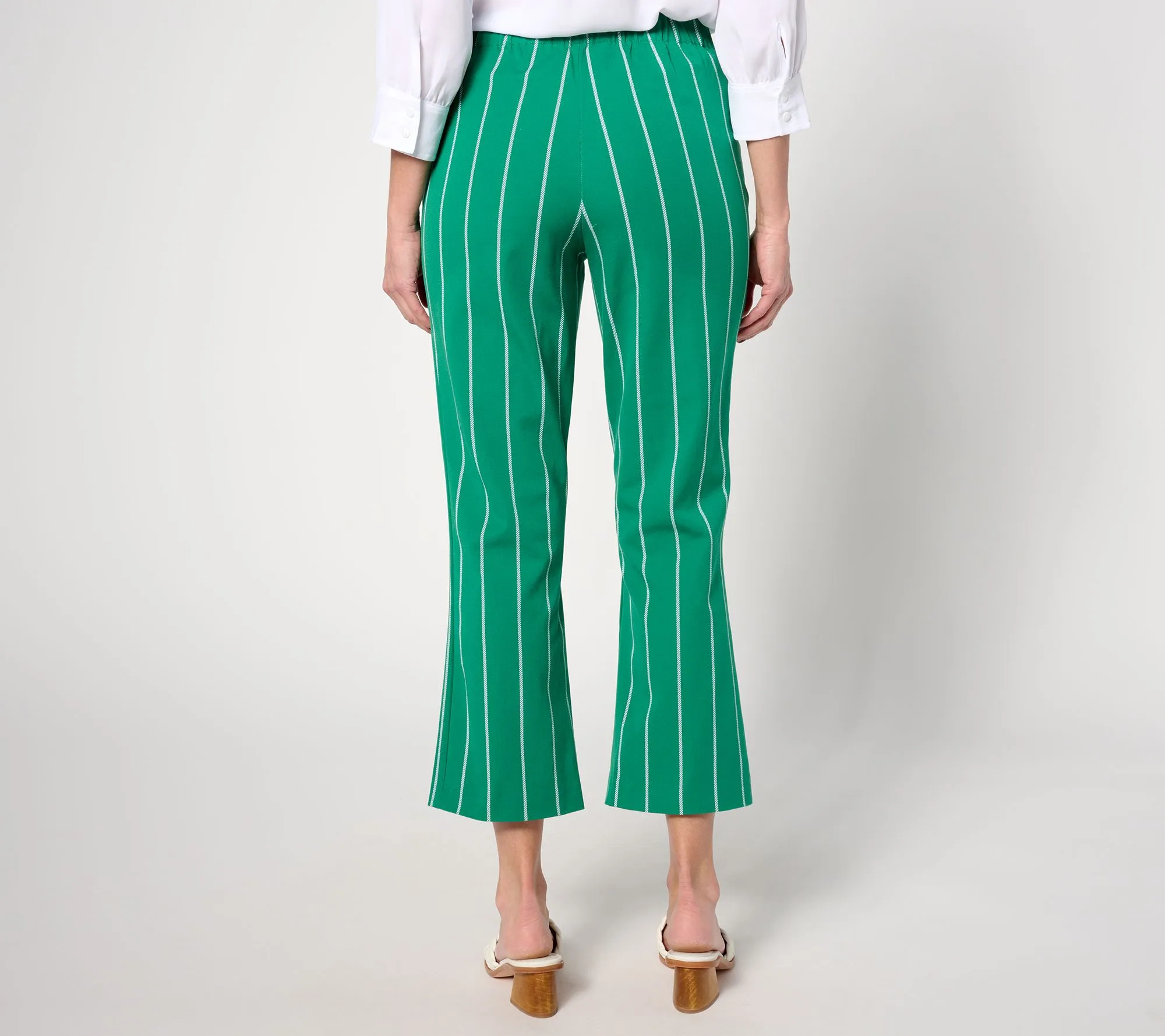 Isaac Mizrahi Live Tall 24_7 Stretch Baby Bootcut Crop Pants