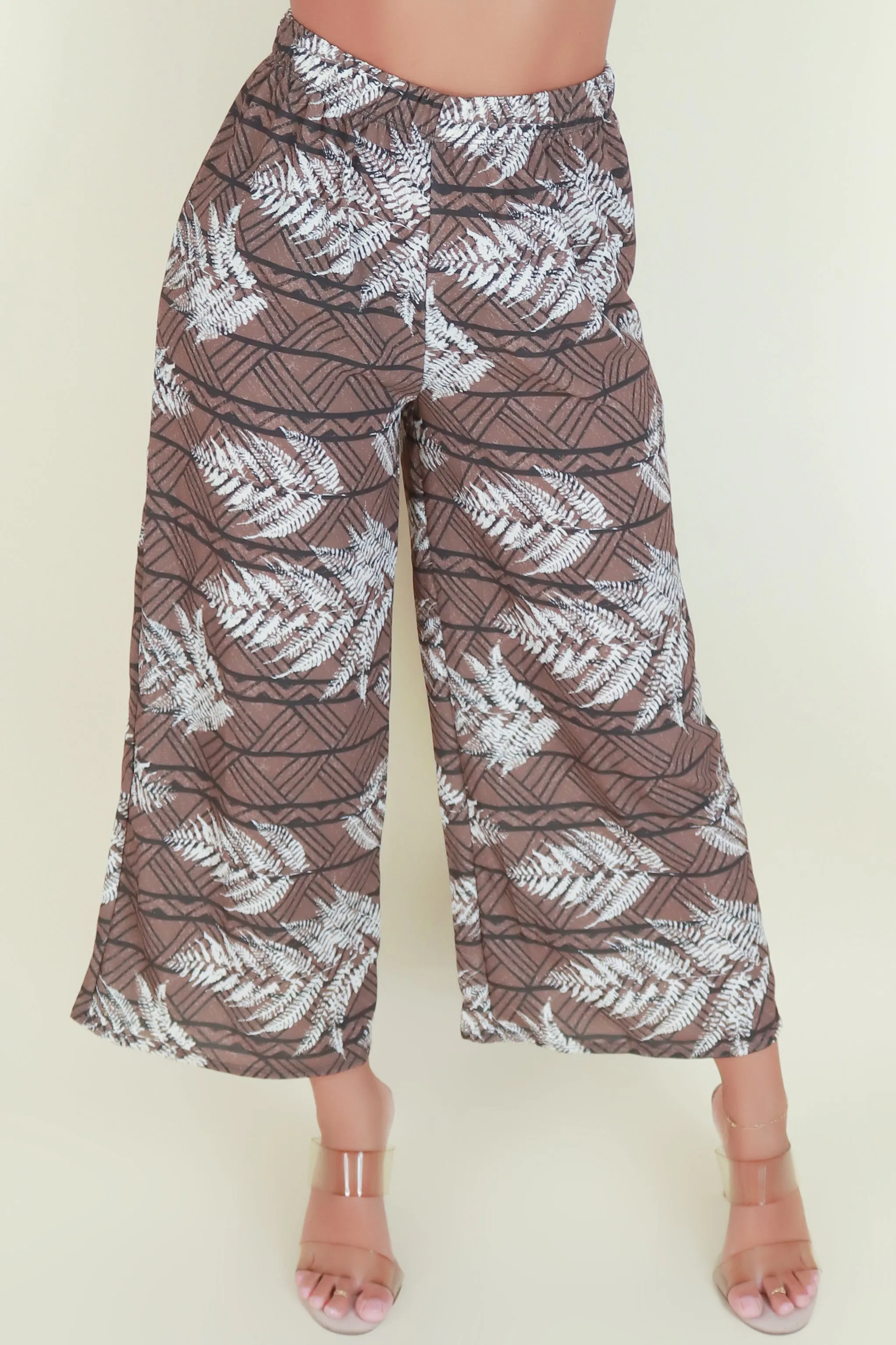 Island-Inspired Capri Pants for Women