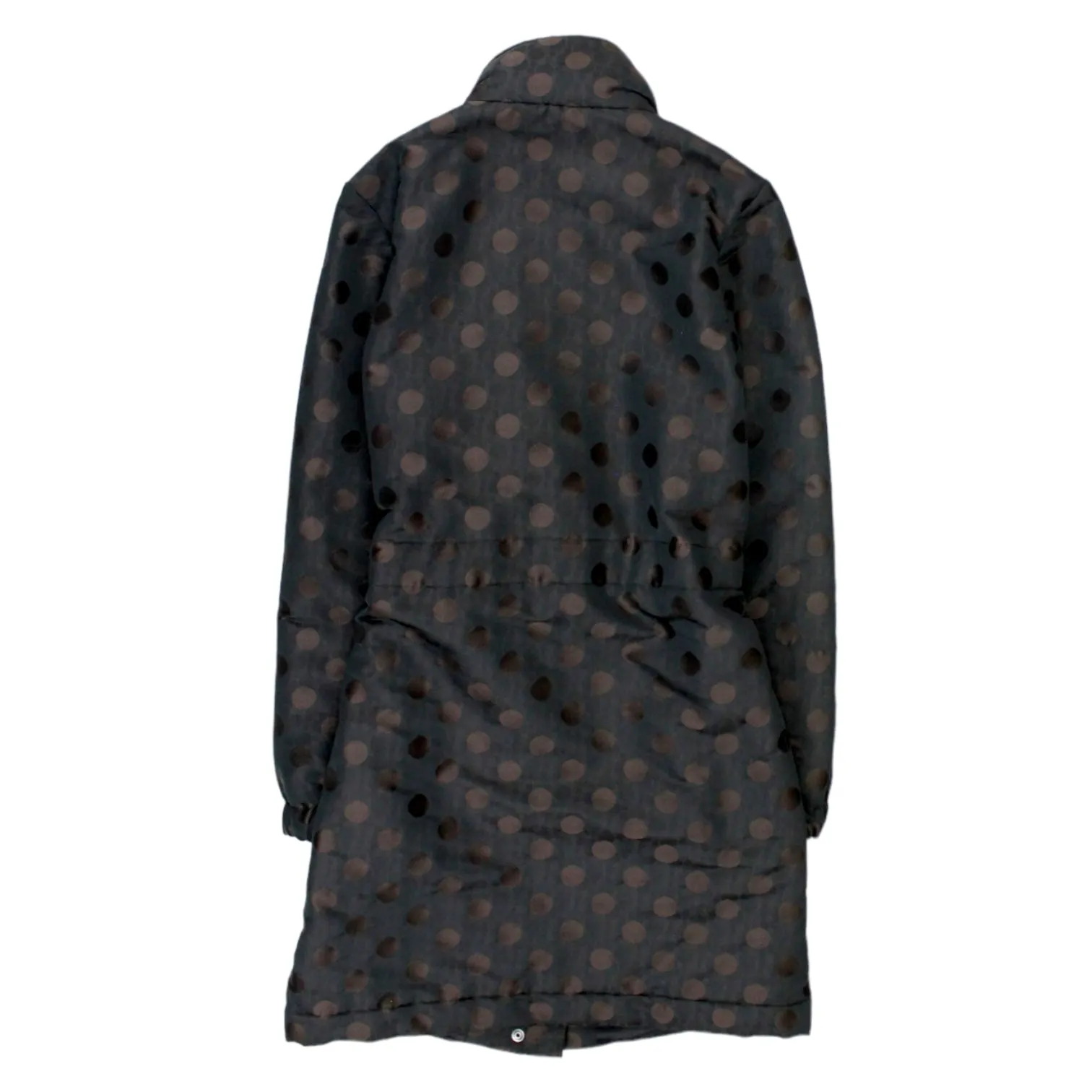 Jaeger Brown Jacquard Spot Coat Limited Edition