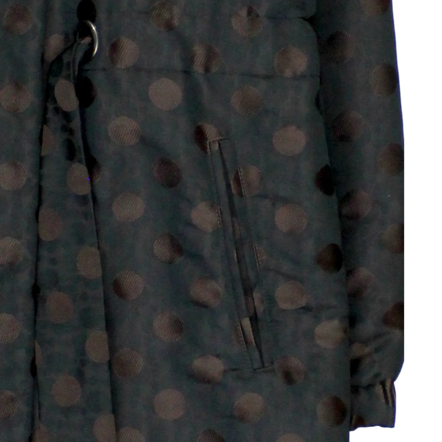 Jaeger Brown Jacquard Spot Coat Limited Edition