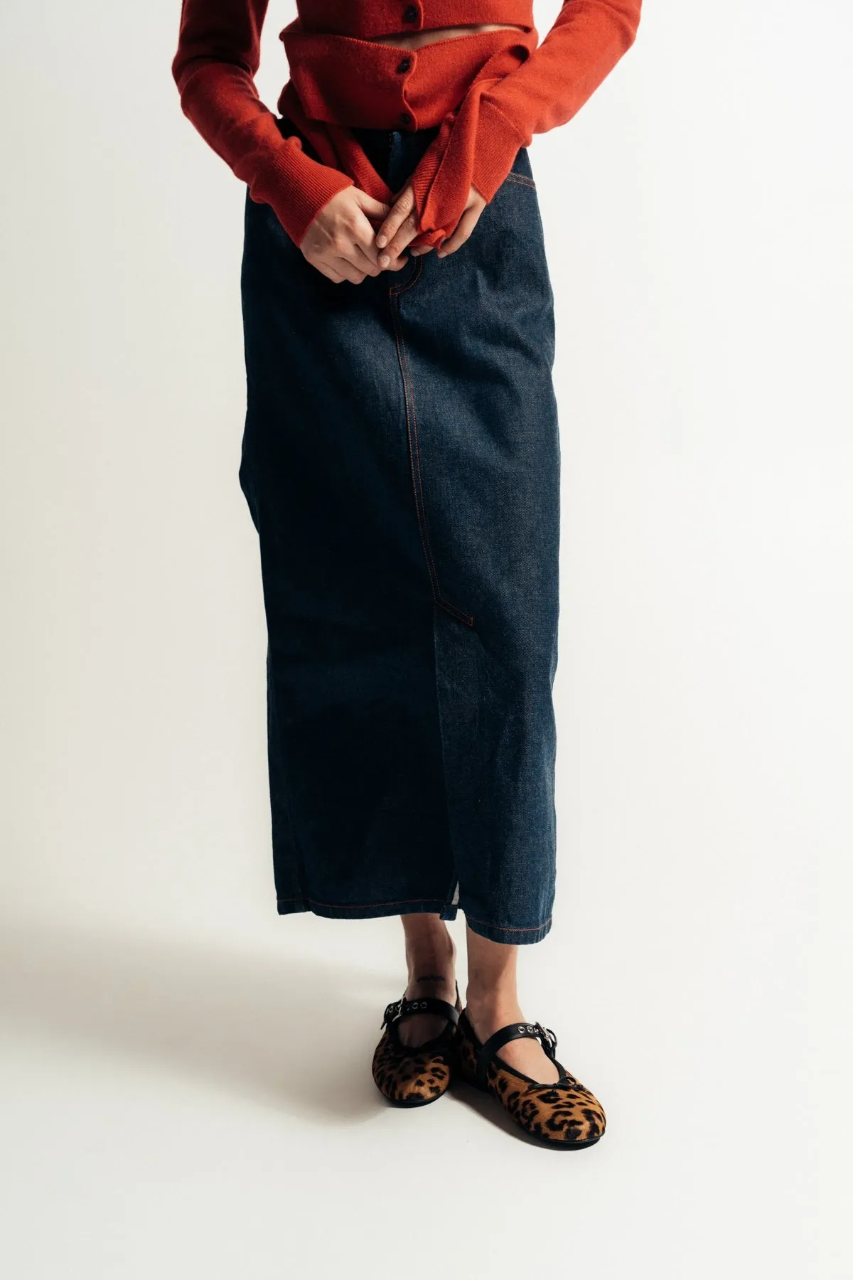 JAPANESE DENIM SKIRT by MERYLL ROGGE