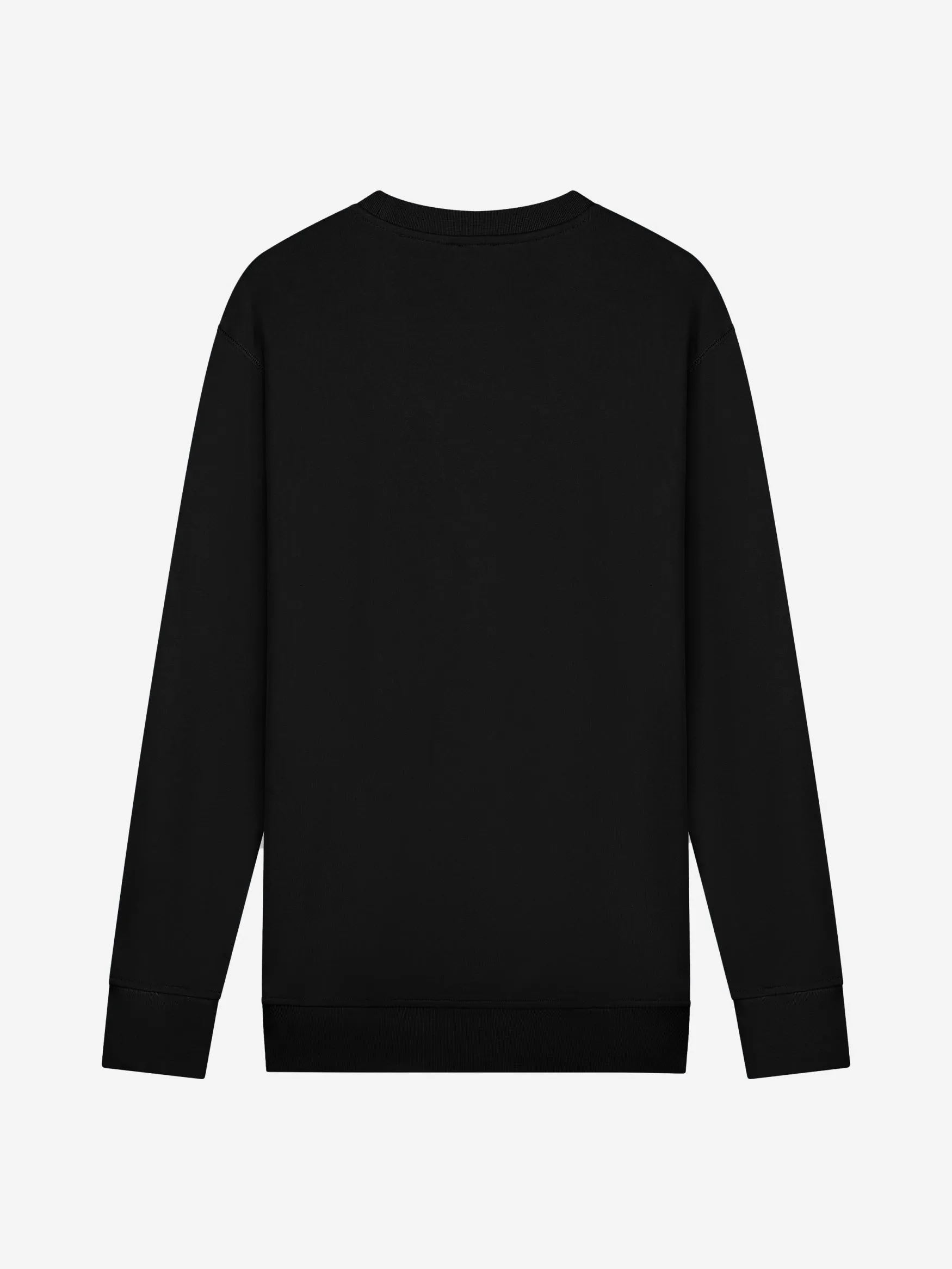 Jet Black Diamond Knit Sweater