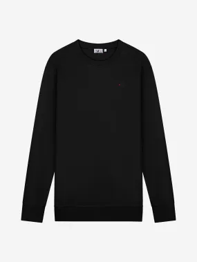 Jet Black Diamond Knit Sweater