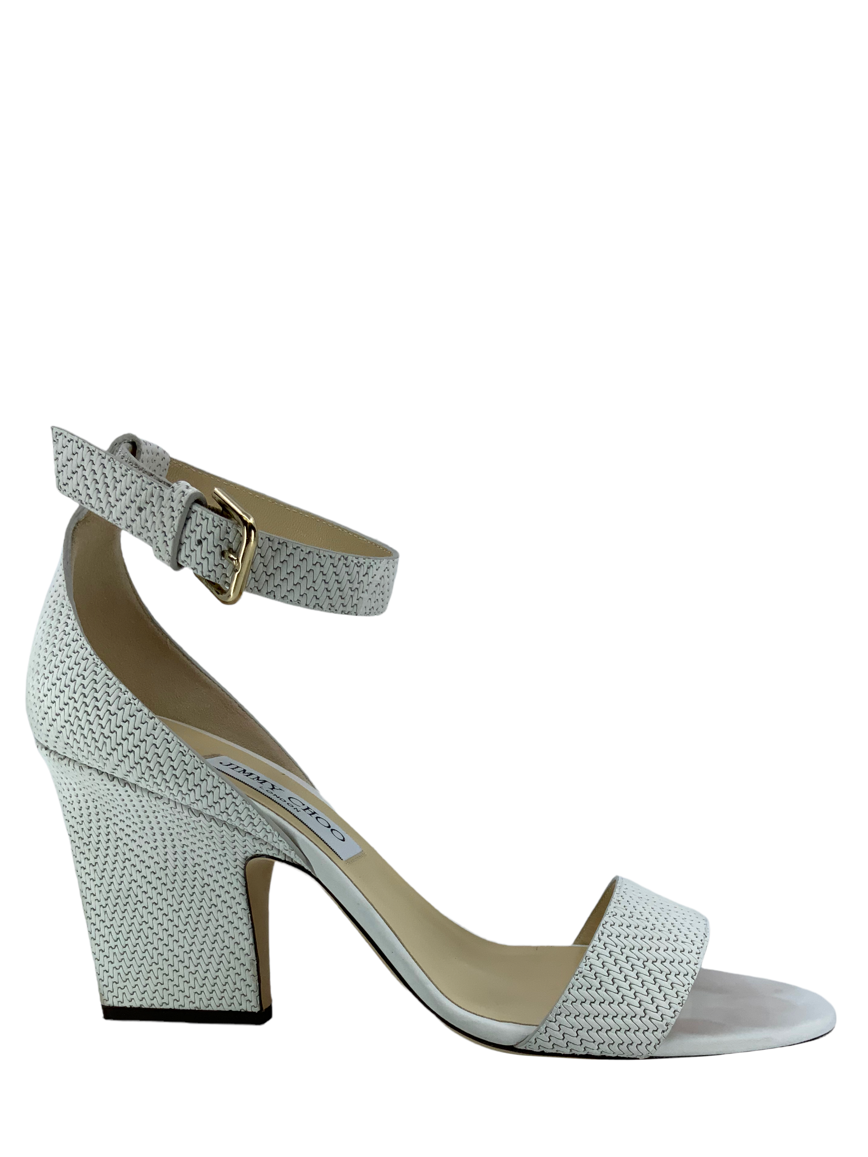 Jimmy Choo Edina 85 Sandals Size 11 with Ankle Strap