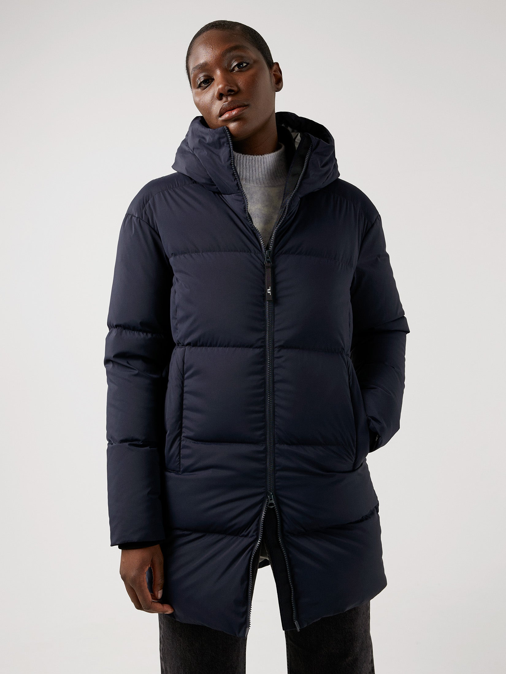 J.Lindeberg Women's Down Parka Jacket - JL NAVY: Shop Now