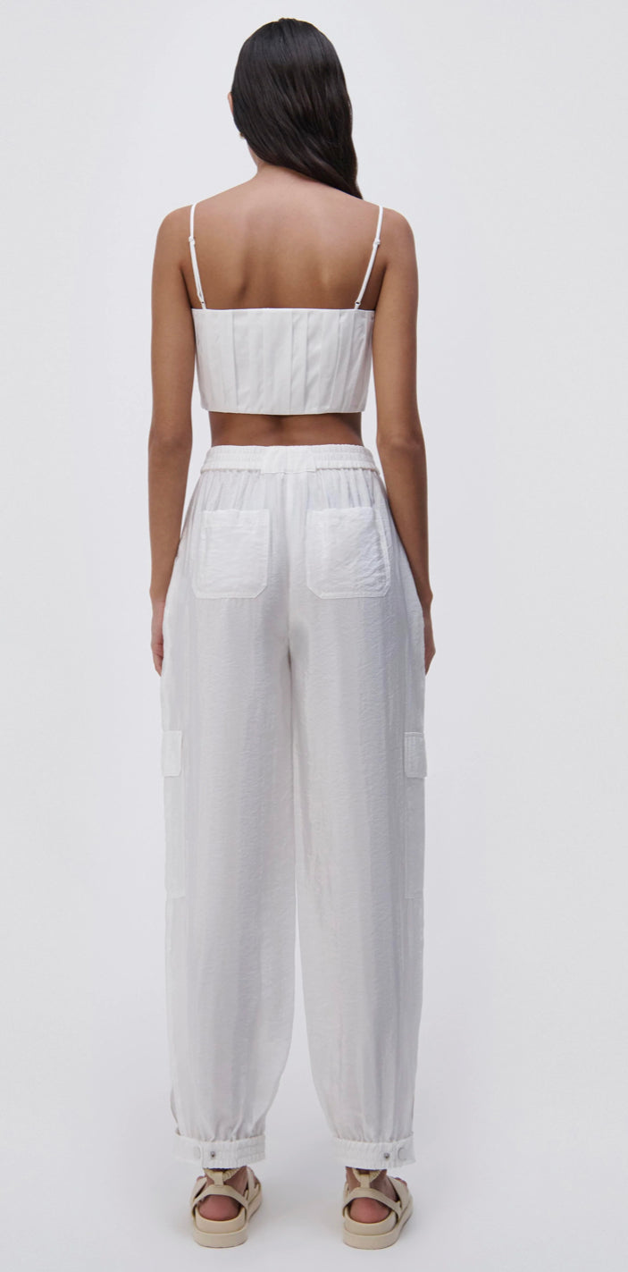 Jonathan Simkhai - Holden Button Front Bustier - White | Shop Now