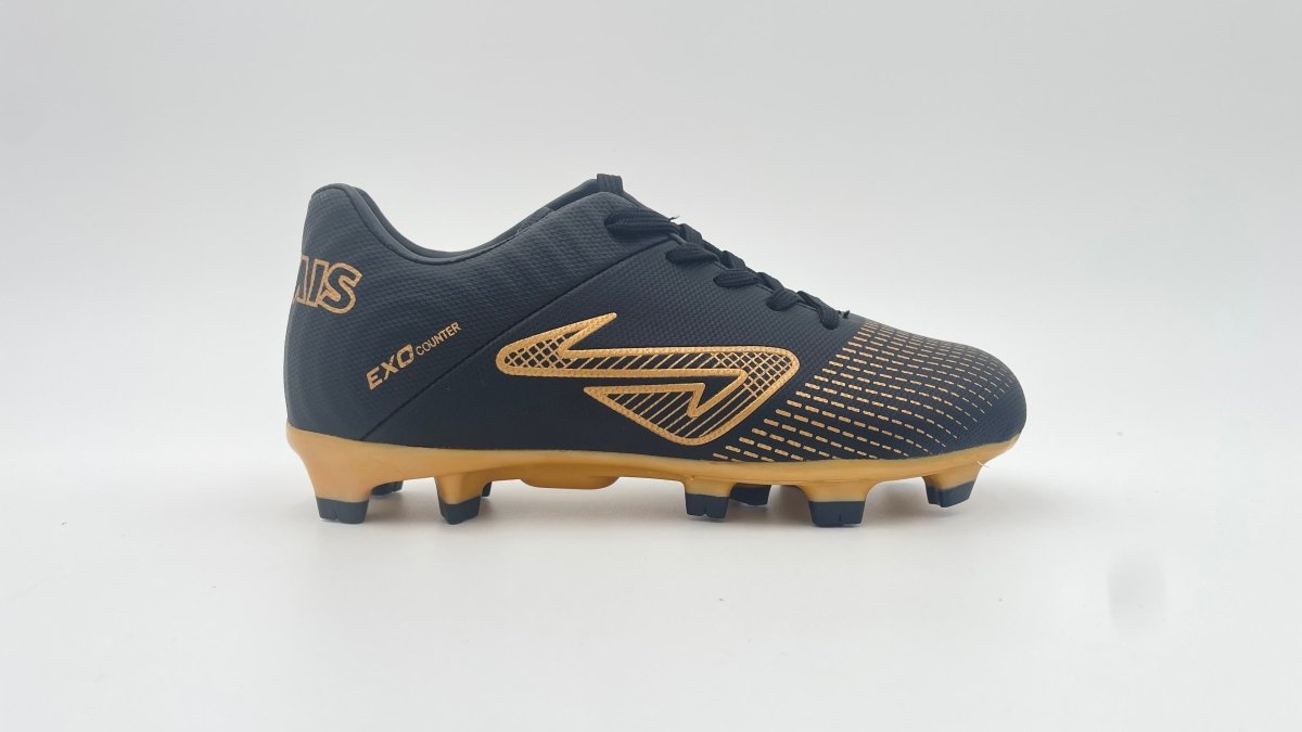 Junior 2.0 Black/Gold Football Boots by Nomis