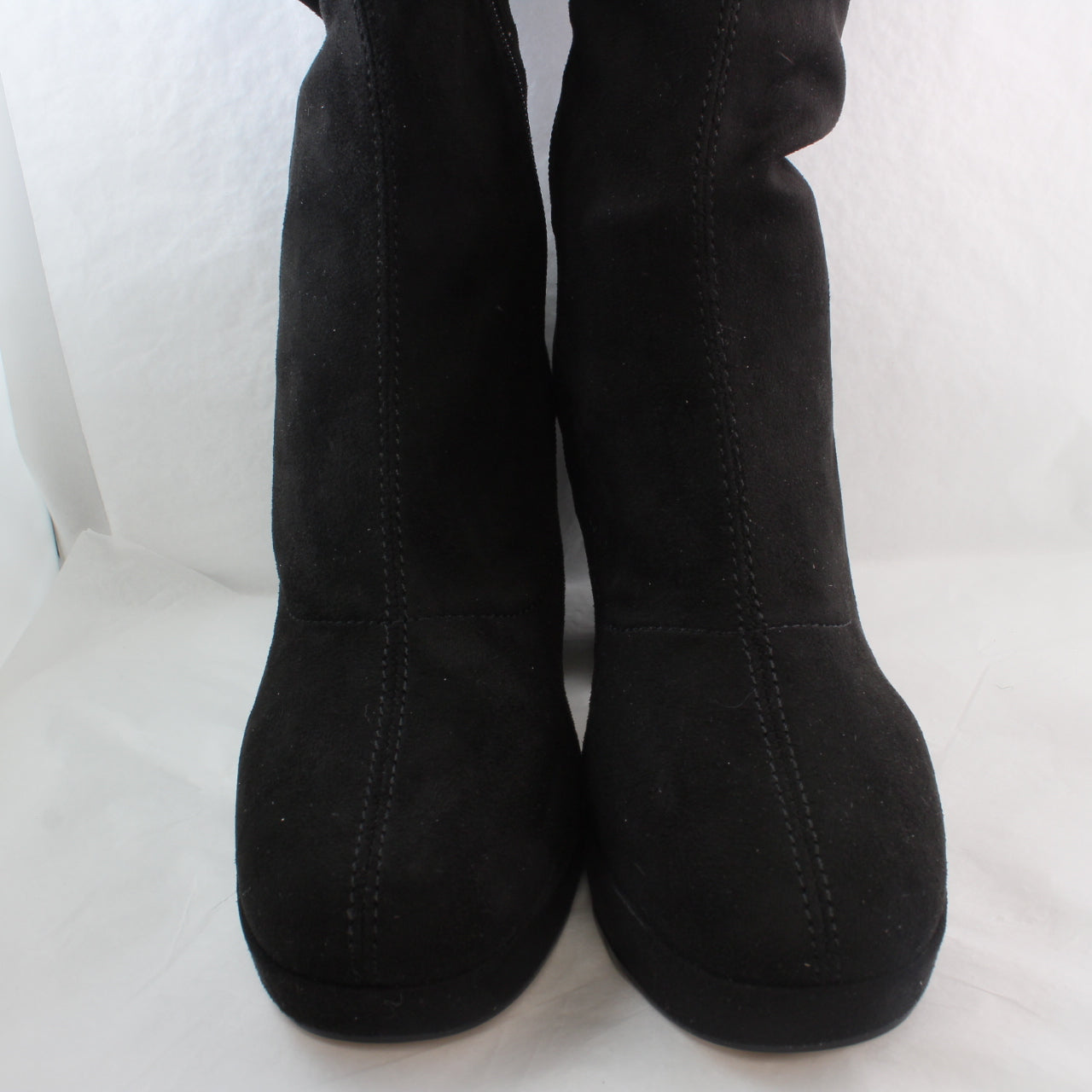 Kabul Black Micro Sock Boots for Women