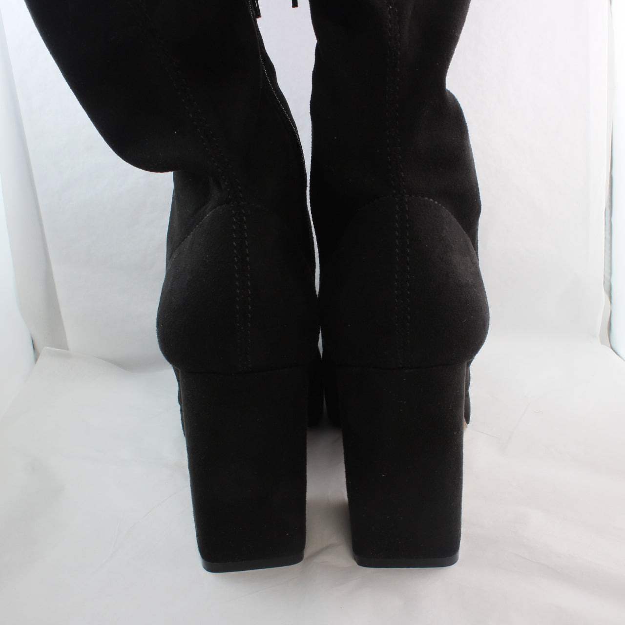 Kabul Black Micro Sock Boots for Women