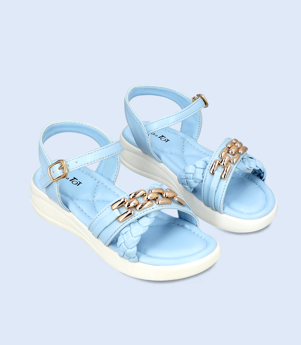 KG0104-ICE BLUE-Girls Casual Sandals.