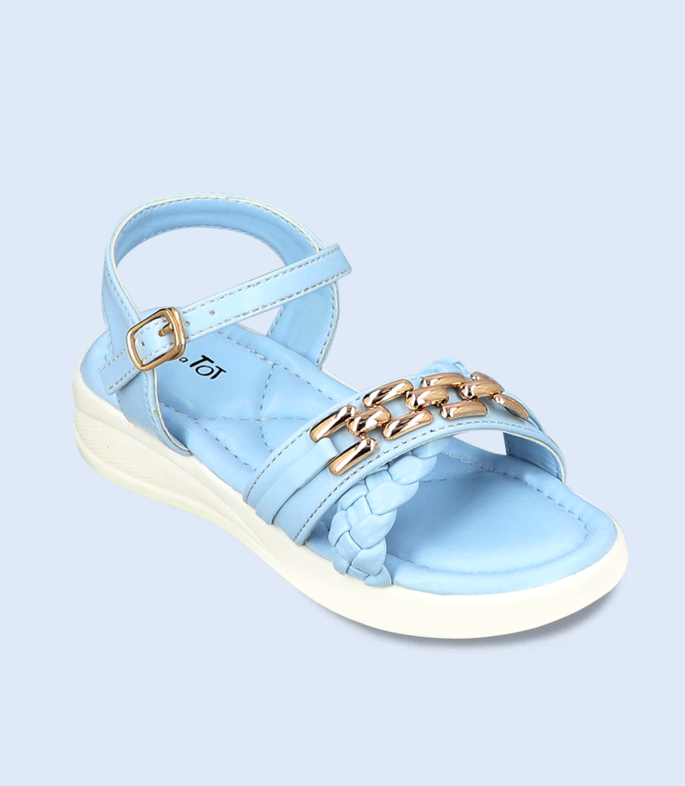 KG0104-ICE BLUE-Girls Casual Sandals.