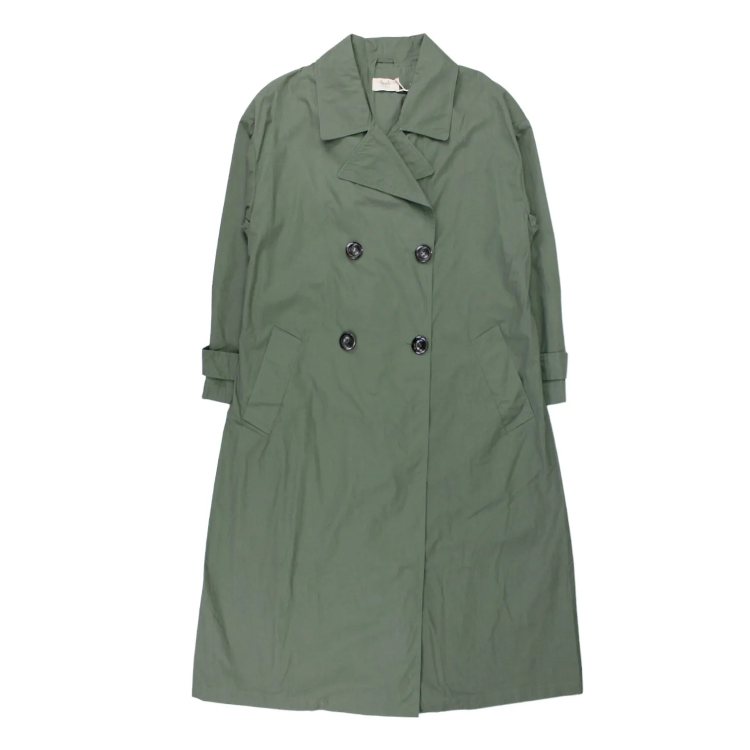 Khaki Gillian Trench Coat by Hush