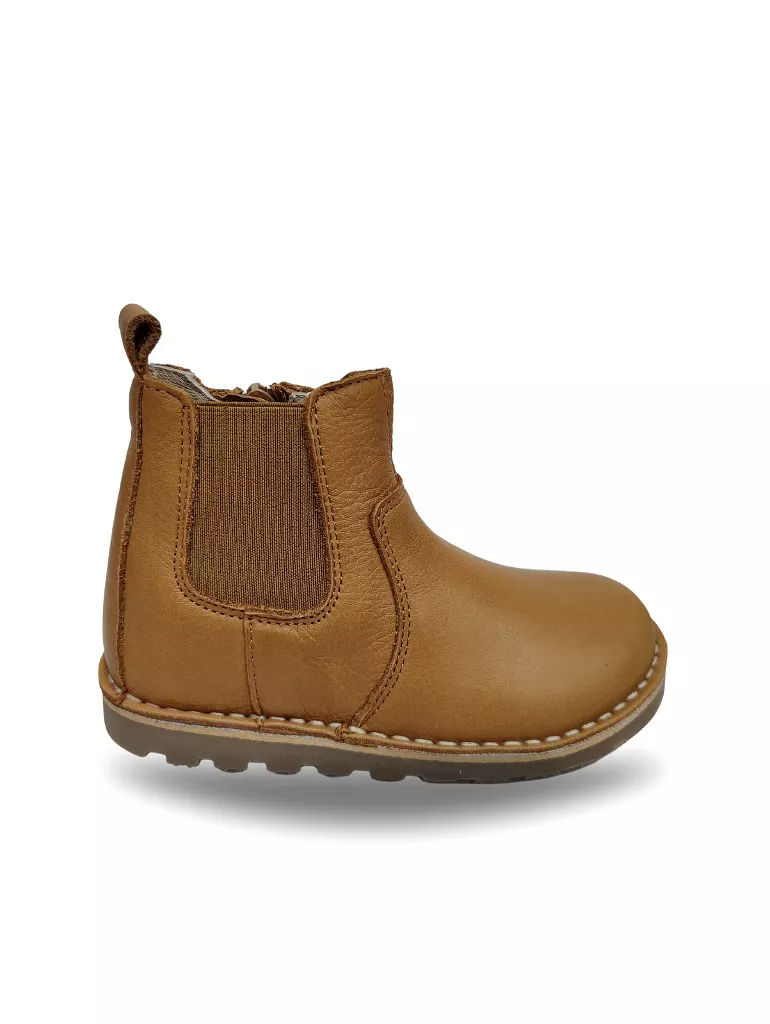 Kids Unisex Tan Leather Boots Sale