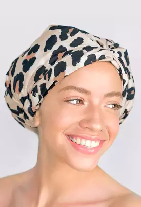 Kitsch Leopard Shower Cap