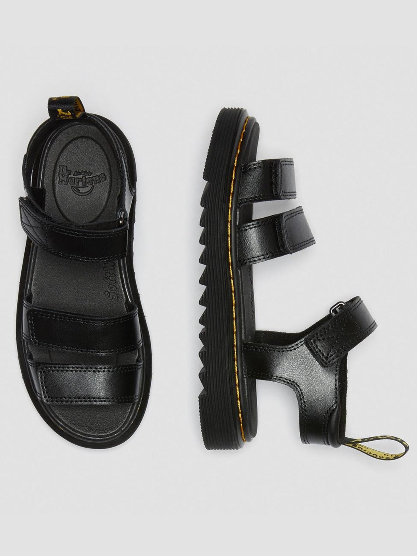 Klaire T Lamper Black Sandals for Kids