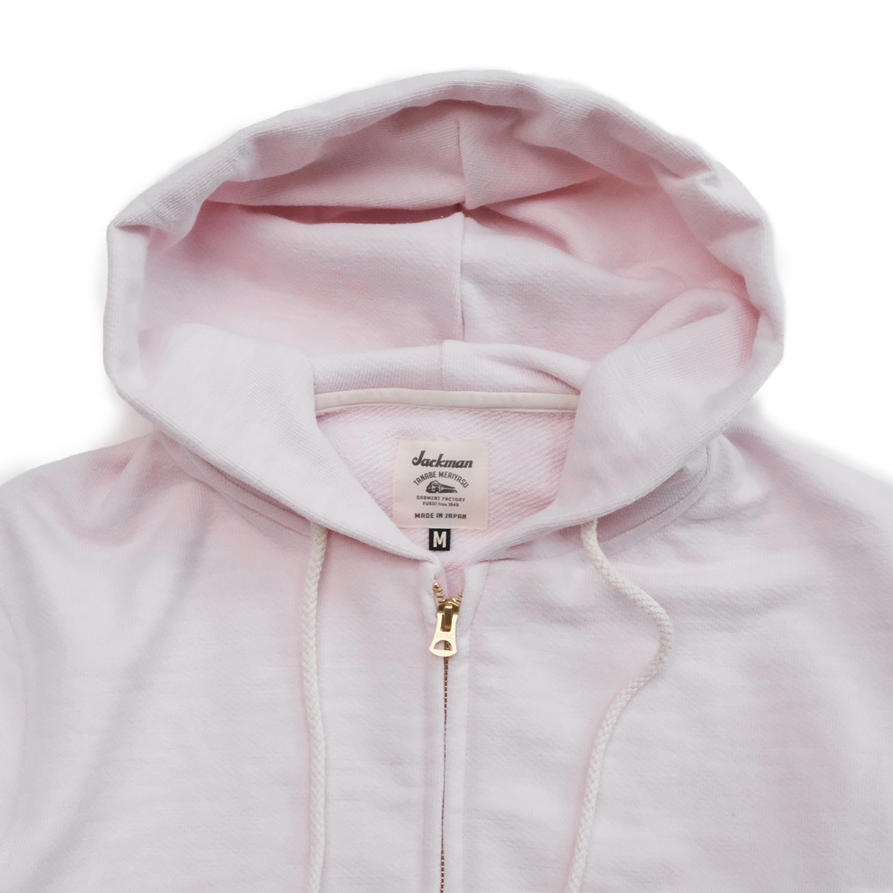 Knit Zip Parka - Light Pink