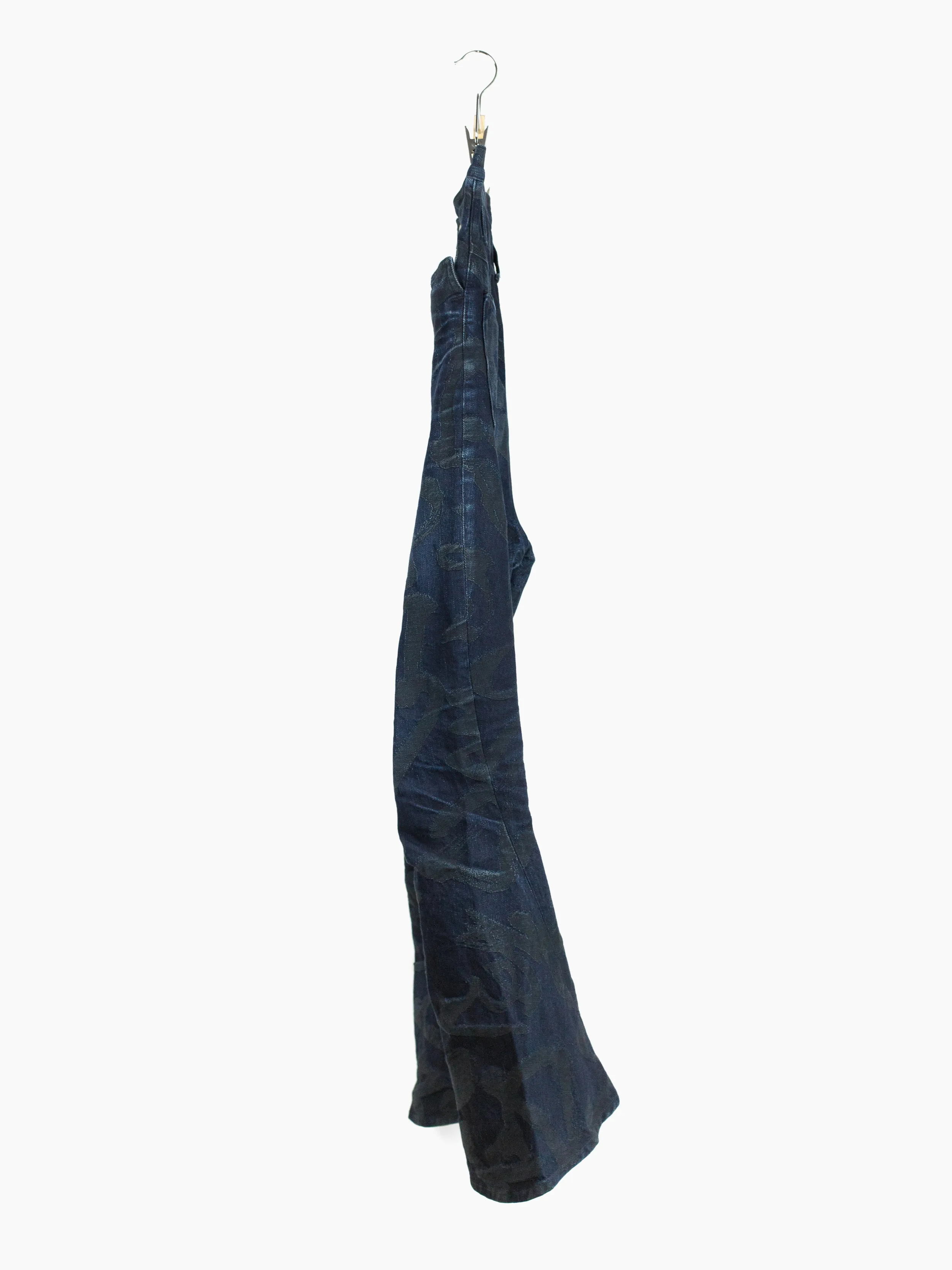 Kozaburo bootcut jeans - Calligracamo shorts / 3D design - SS19 collection