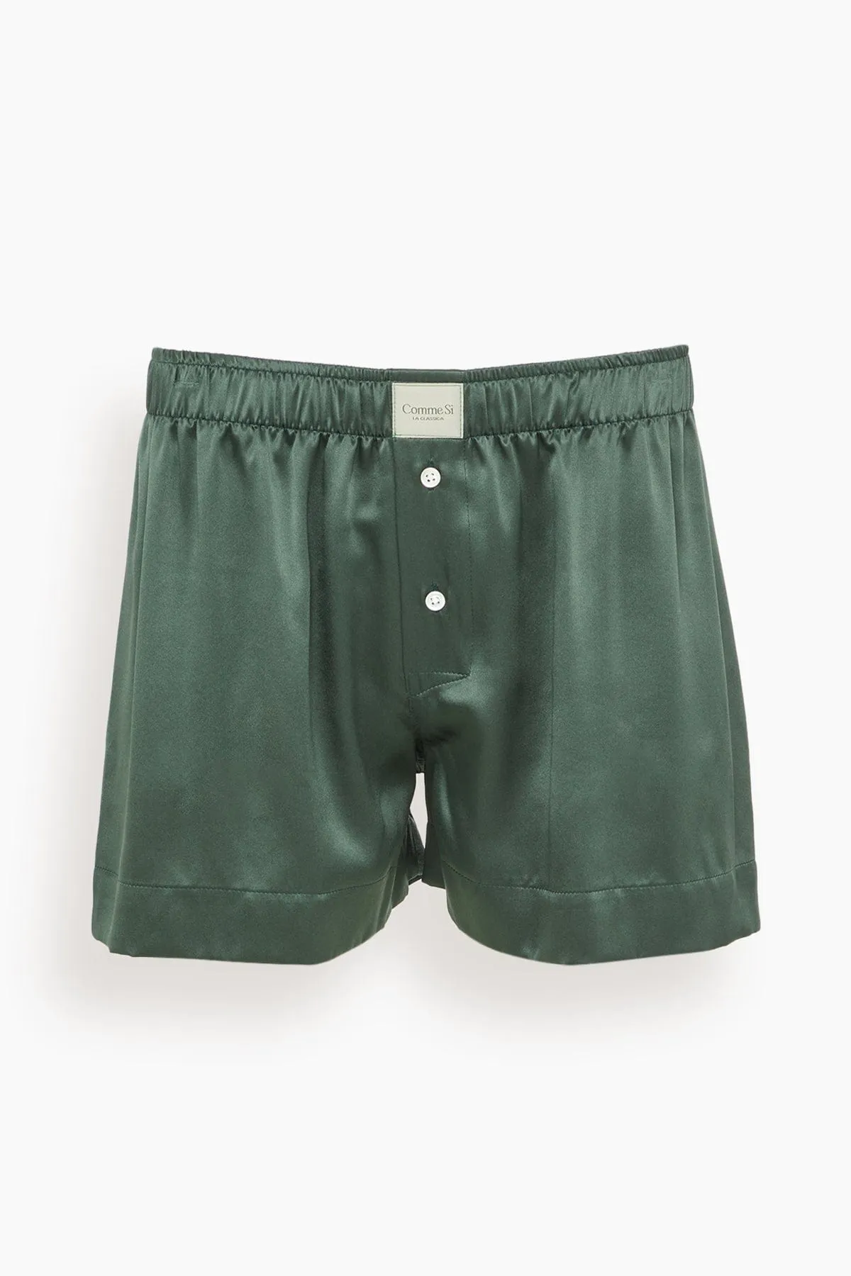 Forest Silk Boxer Shorts - Boxer Classica