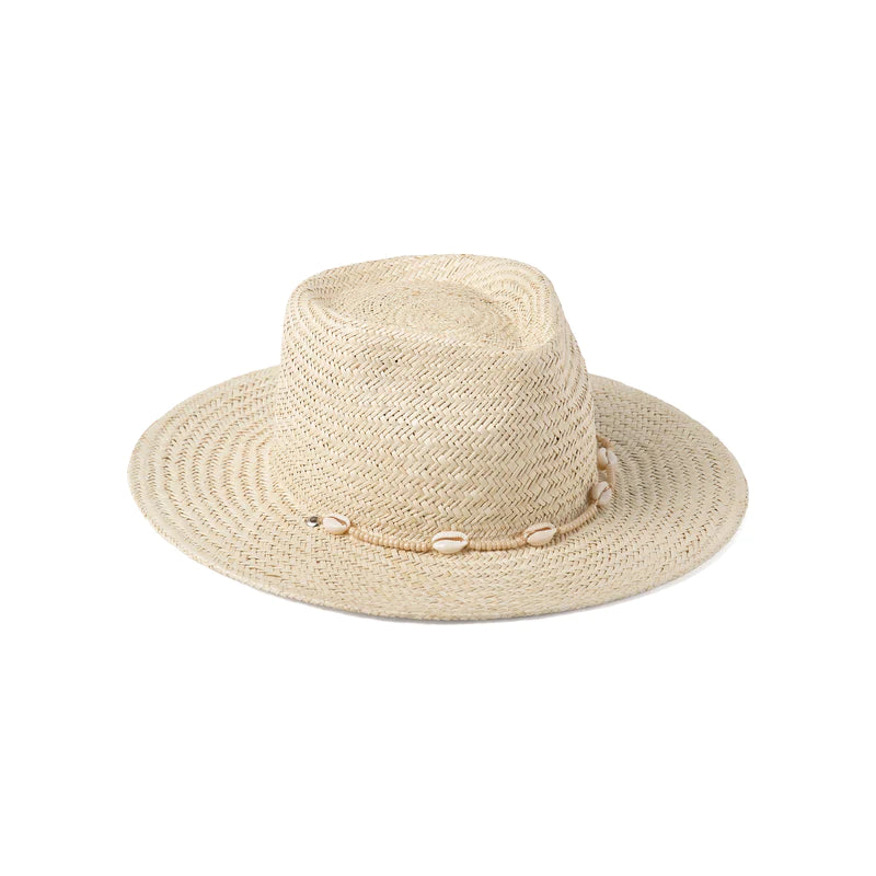 Lack of Color Seashells Fedora, Natural color