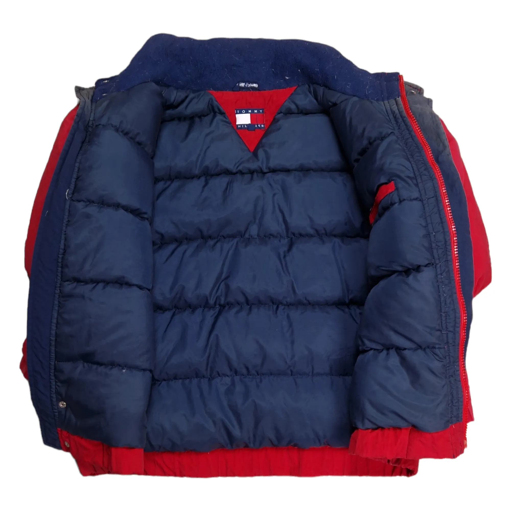 Large 90's Tommy Hilfiger Hooded Puffer Jacket