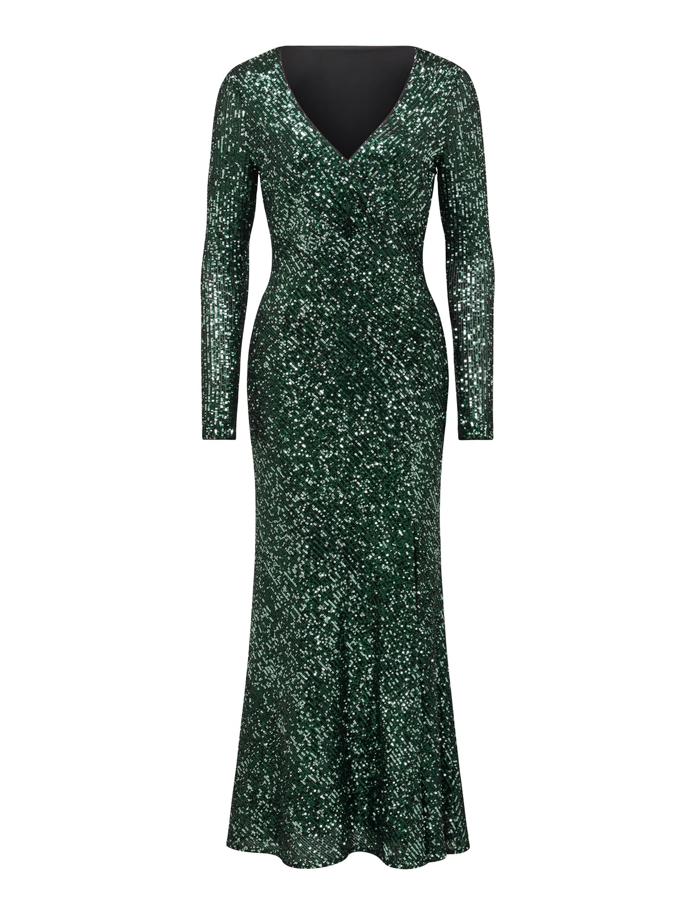 Laurie Sequin Long-Sleeved Dress