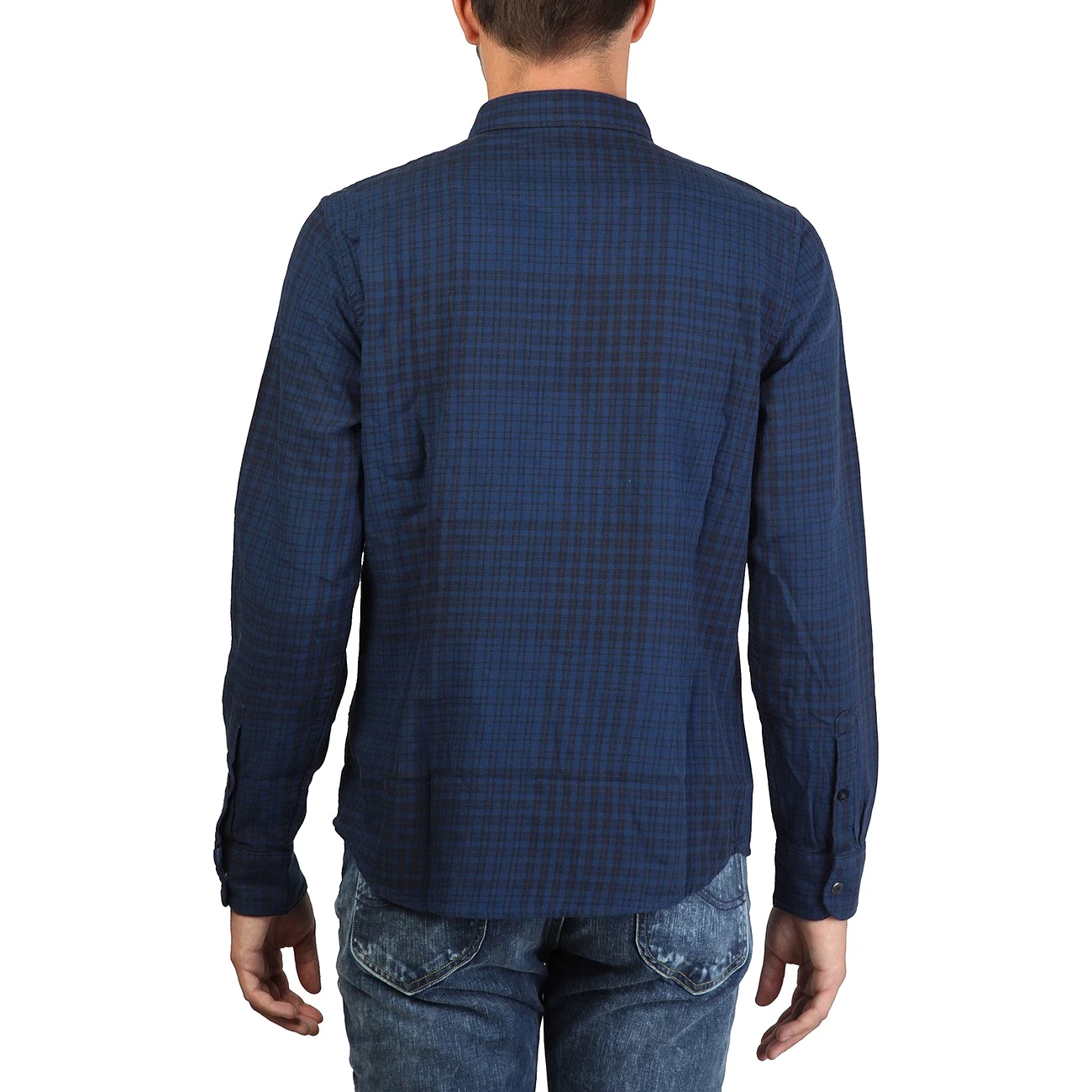 Lee Men's Western Shirt in Blue