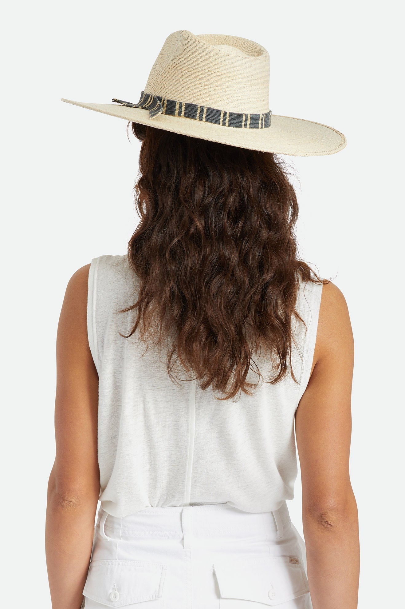 Leigh Straw Fedora - Natural