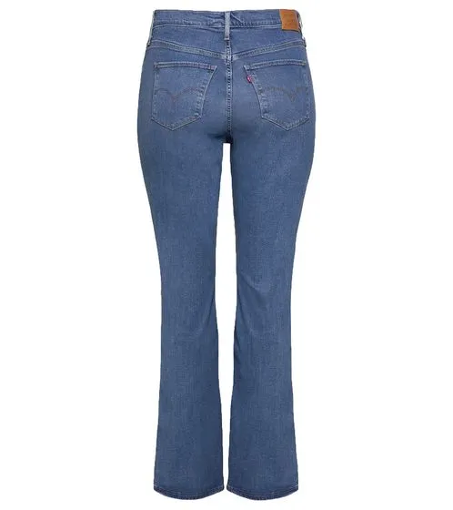 LEVI`S PLUS 725 High Waist Bootcut Jeans for Women, Blue, Plus Sizes