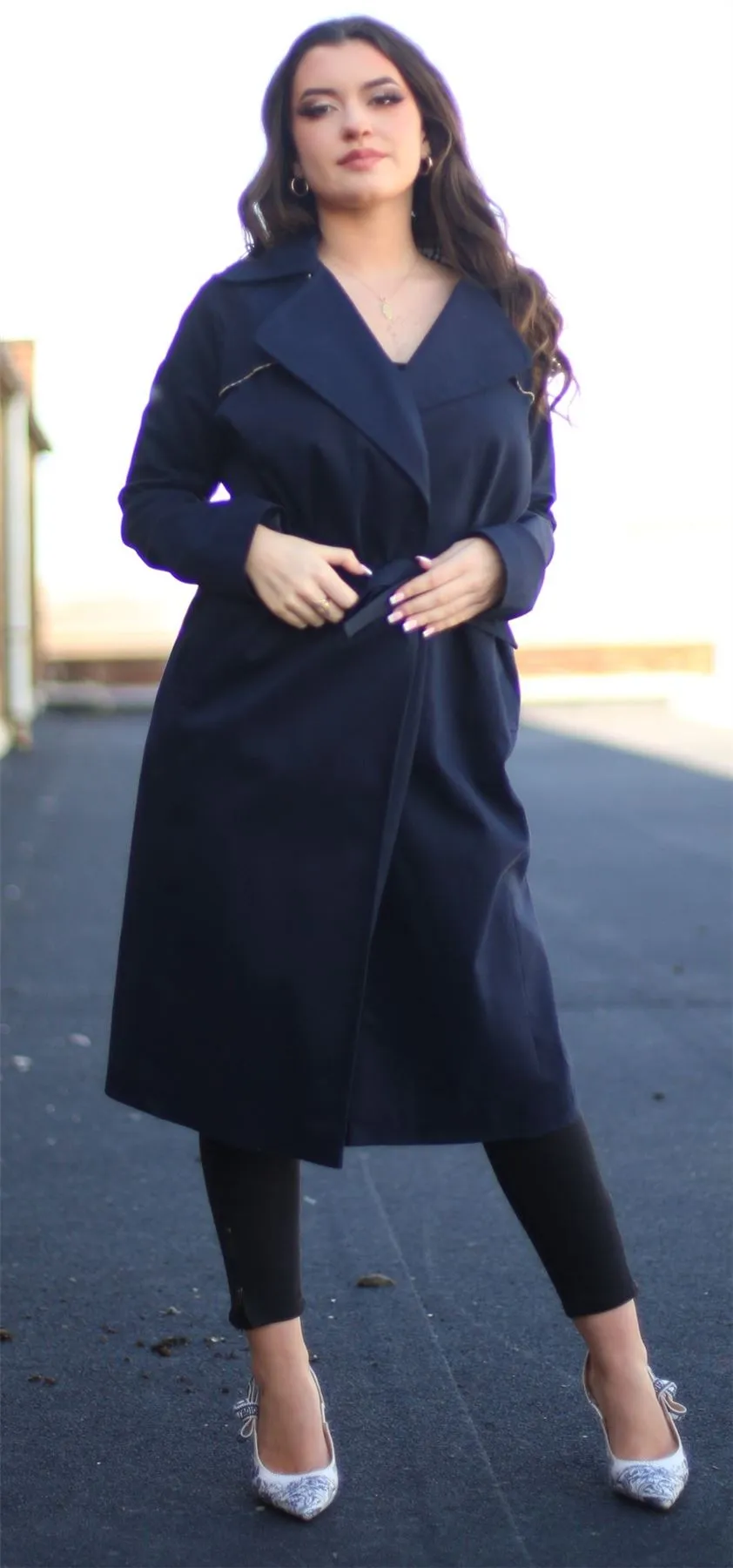 Lightweight Duster Coat for Spring and Summer